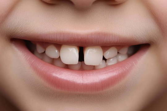 前歯がすきっ歯の症例